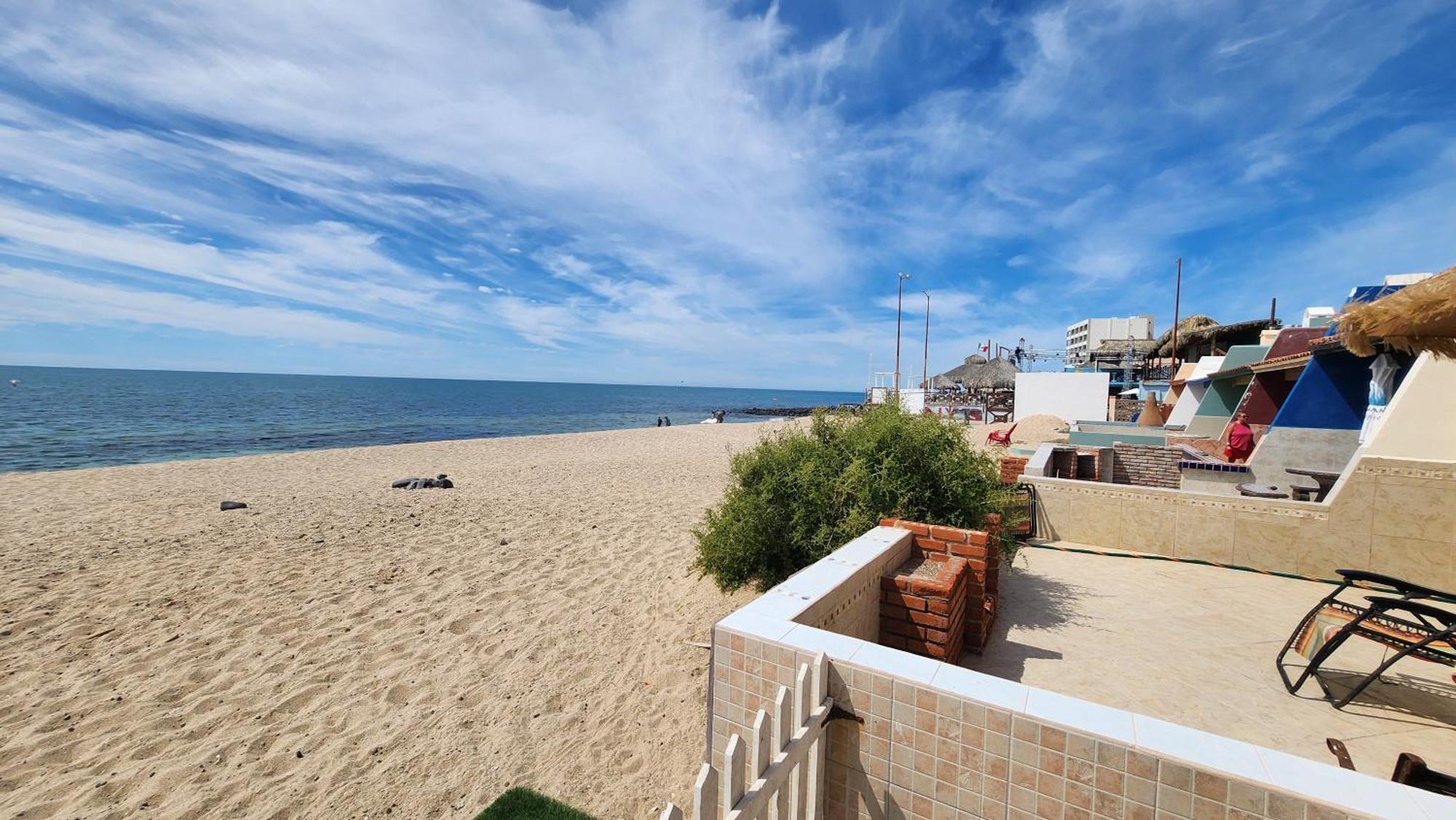 Las Brisas #8 Beachfront - On The Sand And Steps From Mannys For Tacos & Tequila Puerto Penasco Exterior photo